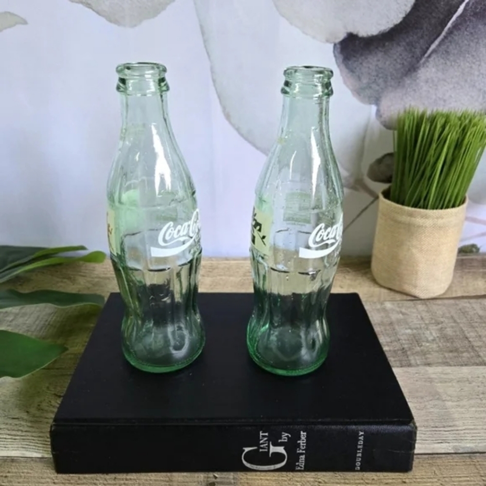 COCA-COLA | Atlanta 1996 Olympic Bottles 2-pc Set - Picture 3 of 6